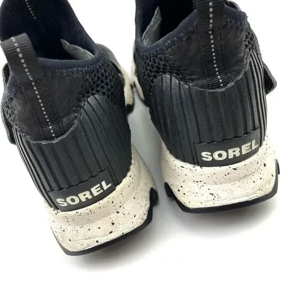 Sorel Black and White Women's Sneakers - Picture 6 of 9